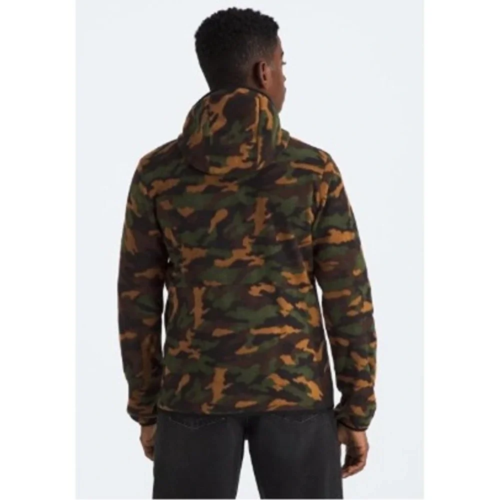 The North Face Unisex Camo Print Glacier Full Zip Hooded Jacket Size L(12) NWT